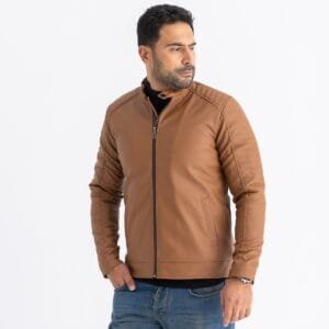 Cognac  Leather Jacket